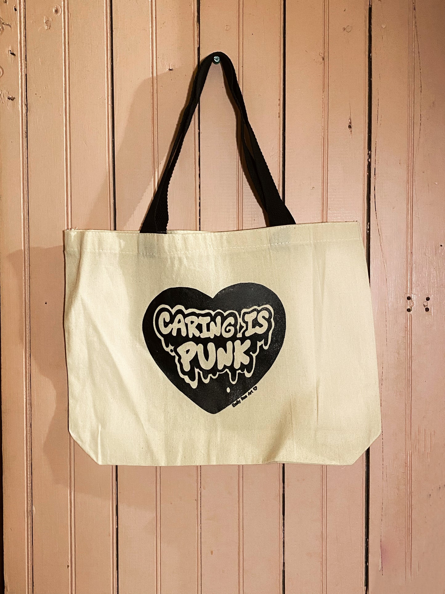 Caring is Punk! Tote Bag