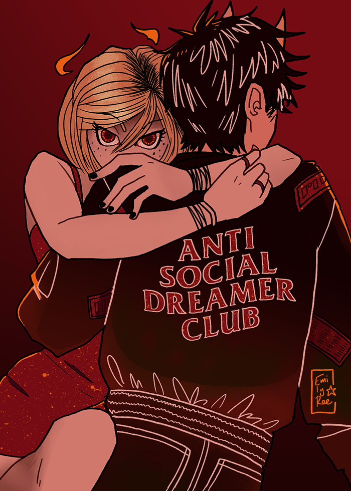 Antisocial Dreamer Club 5"x7" mini print