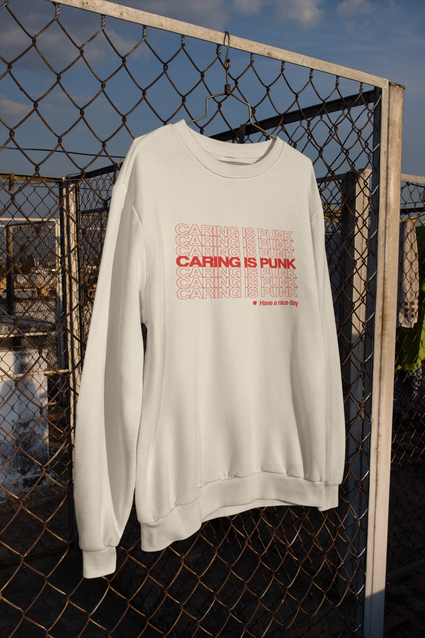 Caring is Punk Spring 2024 Crewneck