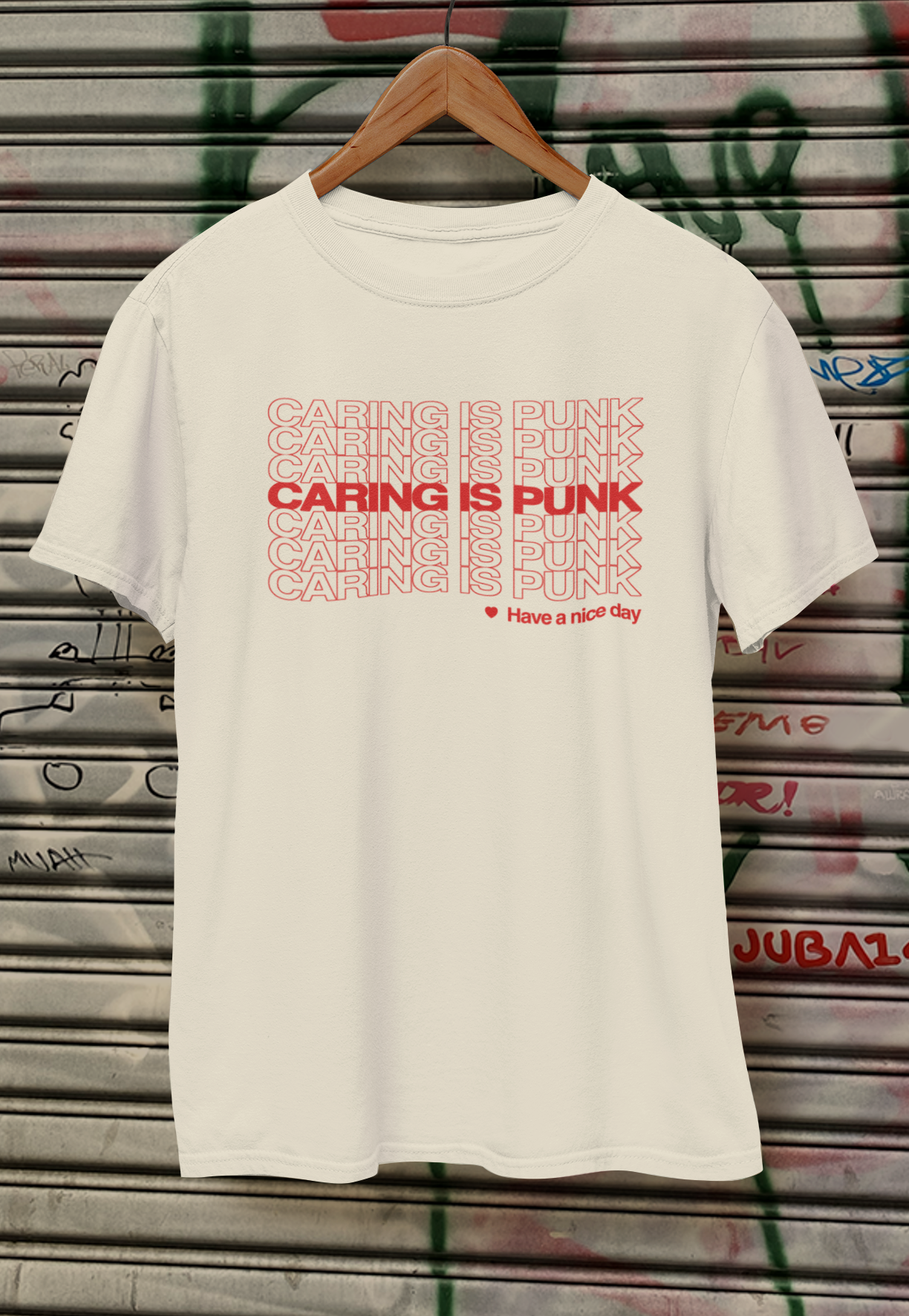 Caring is Punk Spring 2024 T Shirt