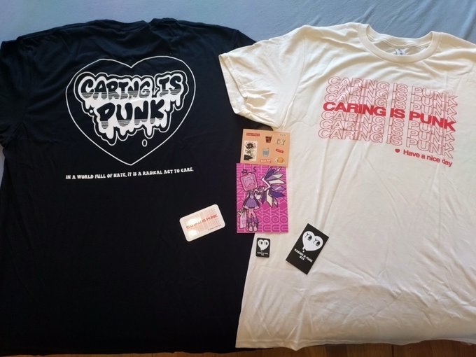 Caring is Punk Spring 2024 T Shirt