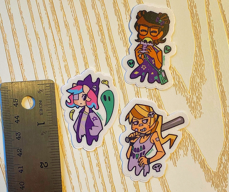 The Girls Mini Vinyl Stickers