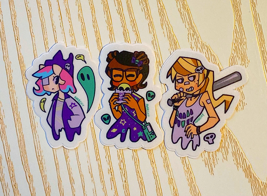 The Girls Mini Vinyl Stickers